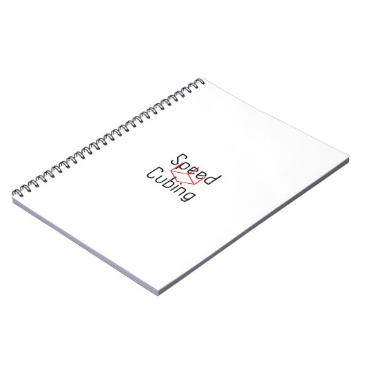 Snelheid kubusbus met kubussnelheid notitieboek (Linkerzijde)