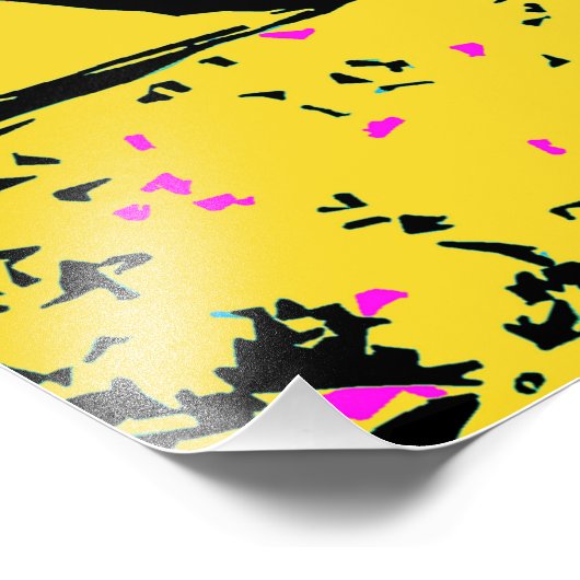 Snelheid ophalen - Mountain Biker Foto Afdruk (Hoek)