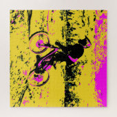 Snelheid ophalen - Mountain Biker Legpuzzel (Horizontaal)