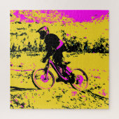 Snelheid ophalen - Mountain Biker Legpuzzel (Verticaal)