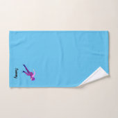Snelheid schaatsen bad handdoek (Handdoek)