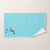 Snelheid schaatsen bad handdoek (Handdoek)