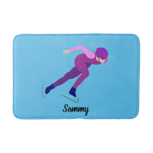 Snelheid schaatsen badmat
