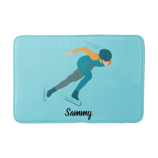 Snelheid schaatsen badmat (Voorkant)
