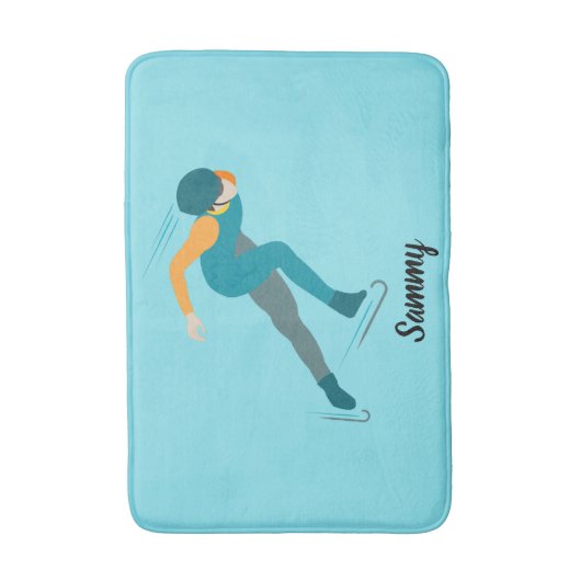 Snelheid schaatsen badmat (Voorkant Verticaal)