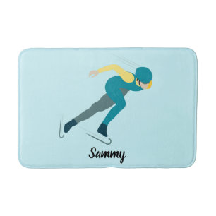 Snelheid schaatsen badmat
