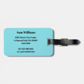 Snelheid schaatsen bagagelabel (Achterkant horizontaal)