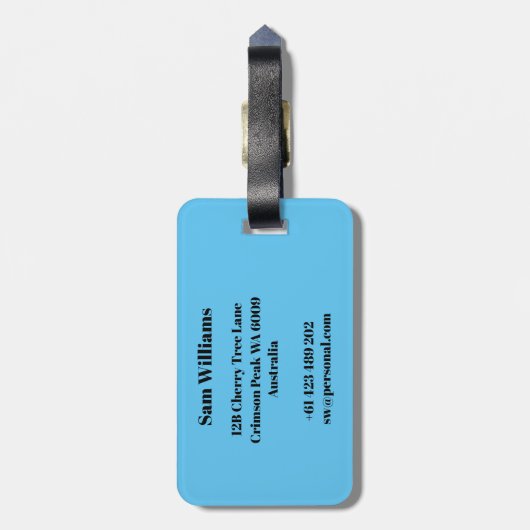 Snelheid schaatsen bagagelabel (Achterkant verticaal)