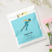 Snelheid schaatsen bedankzakje (Gezegeld)