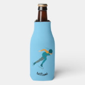 Snelheid schaatsen flesjeskoeler (Fles Voorkant)