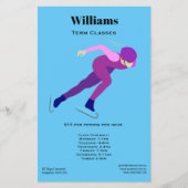 Snelheid schaatsen flyer (Voorkant)
