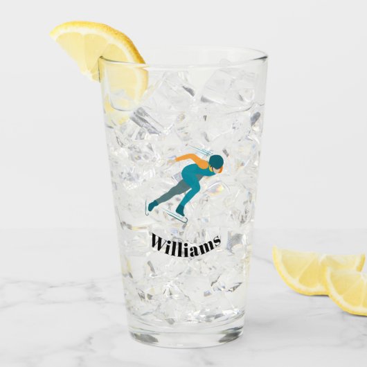 Snelheid schaatsen glas (Voorkant ijs)