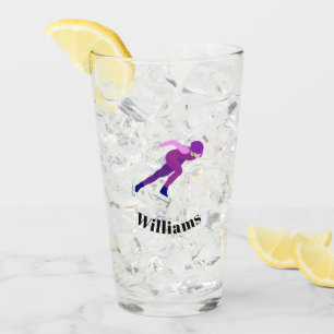 Snelheid schaatsen glas