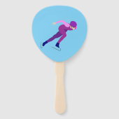Snelheid schaatsen handwaaier (Achterkant)