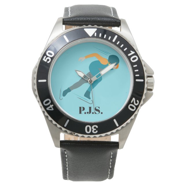 Snelheid schaatsen horloge (Voorkant)