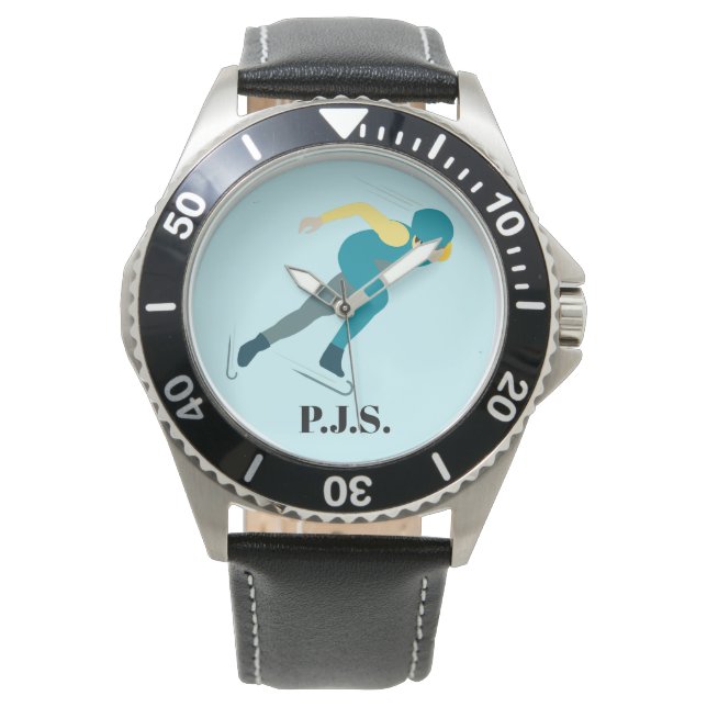 Snelheid schaatsen horloge (Voorkant)