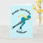 Snelheid schaatsen kaart (Gele Bloem)