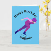 Snelheid schaatsen kaart (Gele Bloem)