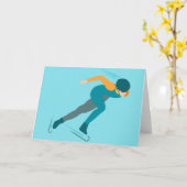 Snelheid schaatsen kaart (Gele Bloem)