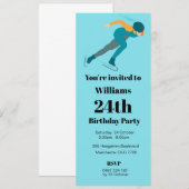 Snelheid schaatsen kaart (Voorkant / Achterkant)