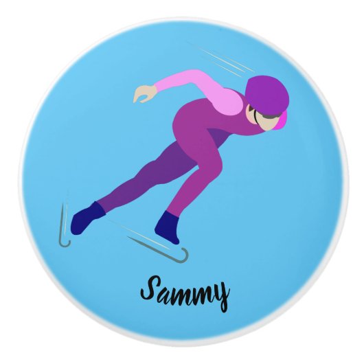 Snelheid schaatsen keramische knop (Voorkant)