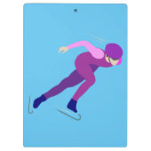 Snelheid schaatsen klembord (Achterkant)