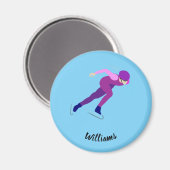 Snelheid schaatsen magneet (Voorkant / Achterkant)