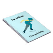 Snelheid schaatsen notitieboek (Rechterzijde)