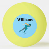 Snelheid schaatsen pingpongbal (Voorkant)