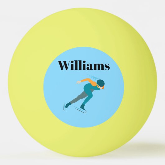 Snelheid schaatsen pingpongbal (Voorkant)