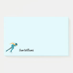 Snelheid schaatsen post-it® notes