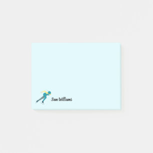 Snelheid schaatsen post-it® notes