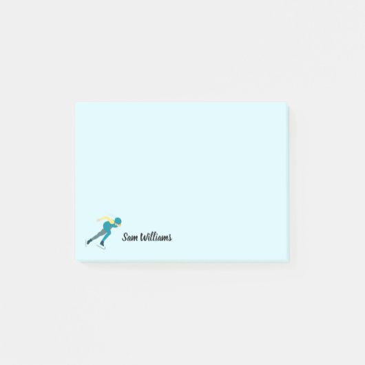 Snelheid schaatsen post-it® notes (Voorkant)