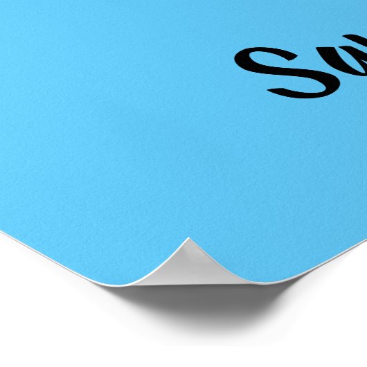 Snelheid schaatsen poster (Hoek)