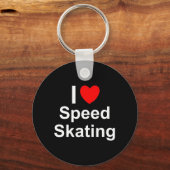 Snelheid schaatsen sleutelhanger (Voorkant)