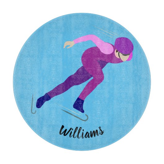 Snelheid schaatsen snijplank (Voorkant)