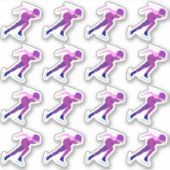 Snelheid schaatsen sticker (Voorkant)