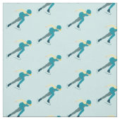 Snelheid schaatsen stof (Swatch)