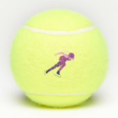 Snelheid schaatsen tennisballen (Achterkant)