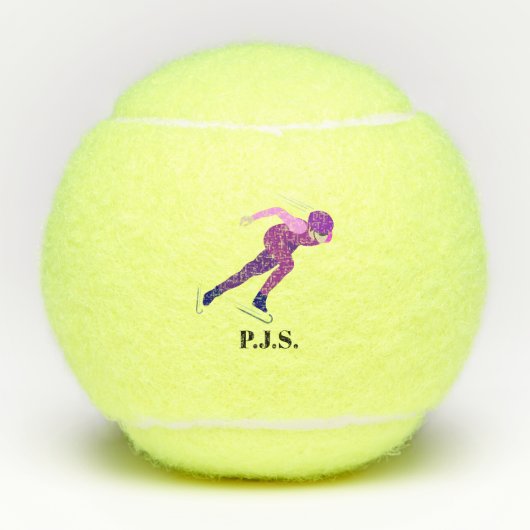 Snelheid schaatsen tennisballen (Voorkant)