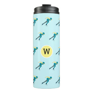 Snelheid schaatsen thermosbeker