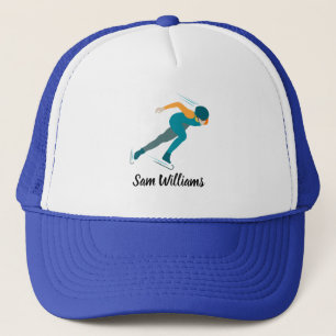 Snelheid schaatsen trucker pet