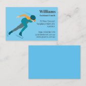 Snelheid schaatsen visitekaartje (Voorkant / Achterkant)