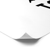 Snelheid schaven is leven poster (Hoek)