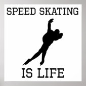 Snelheid schaven is leven poster (Voorkant)