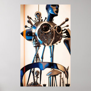 Snelheid, Schoonheid, Automatie - Ken Gage Surreal Poster