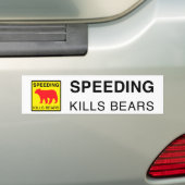 SNELHEID SNELLEN BEREN BUMPERSTICKER.ai Bumpersticker (Op auto)