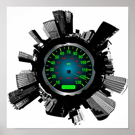 Snelheid Stad 2 Poster (Voorkant)