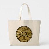Snelheid Titanic-schip Grote Tote Bag (Achterkant)