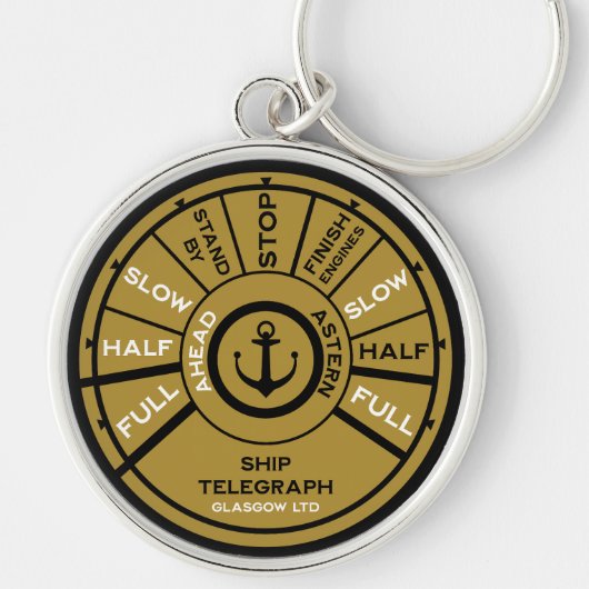 Snelheid Titanic-schip Sleutelhanger (Voorkant)